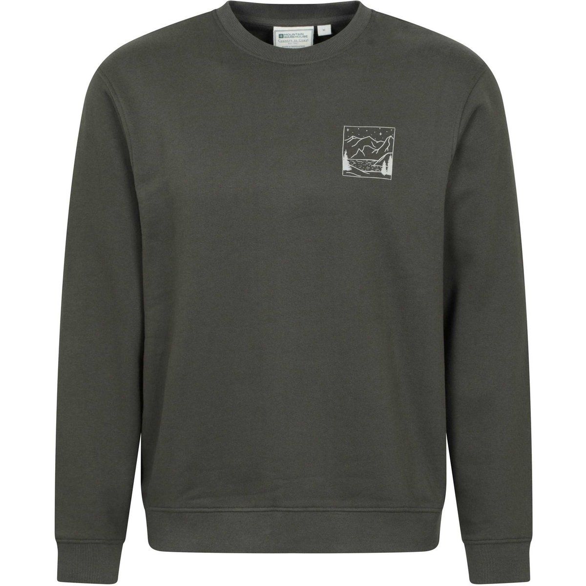 Herren Sweatshirt mit Grafikprint und Rundhalsausschnitt