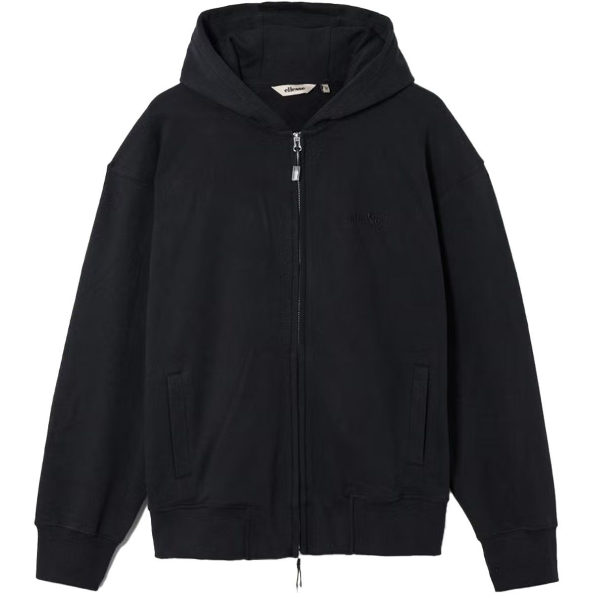 Ellesse - "Taurasi" Hoodie mit durchgehendem Reißverschluss für Herren (Schwarz)