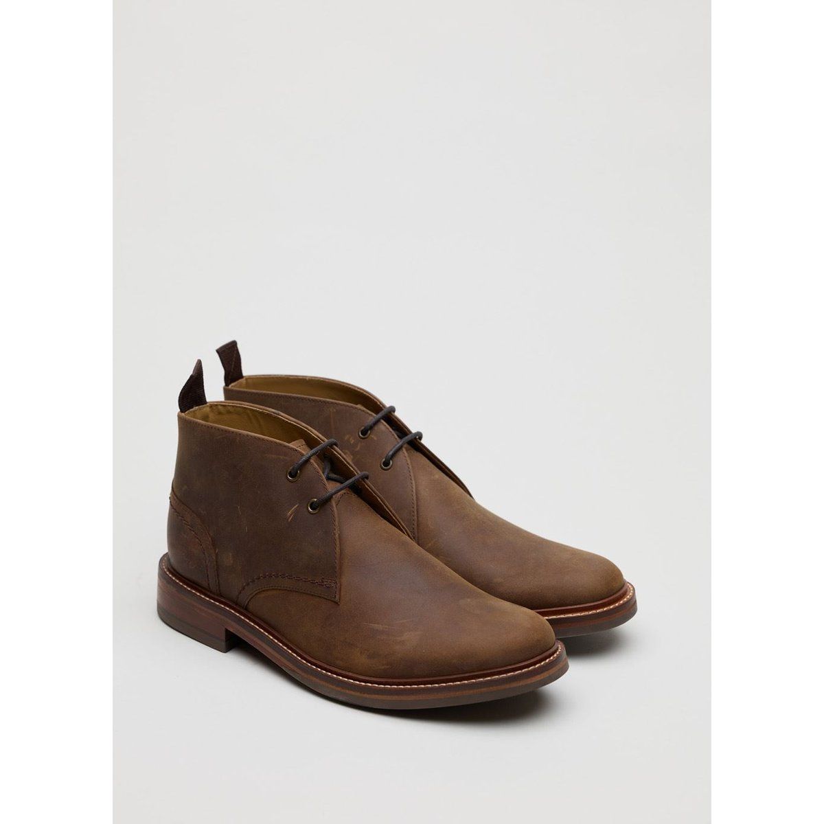 Chapman & Moore Country Chukka Öl-Leder Herren Tan Stiefel