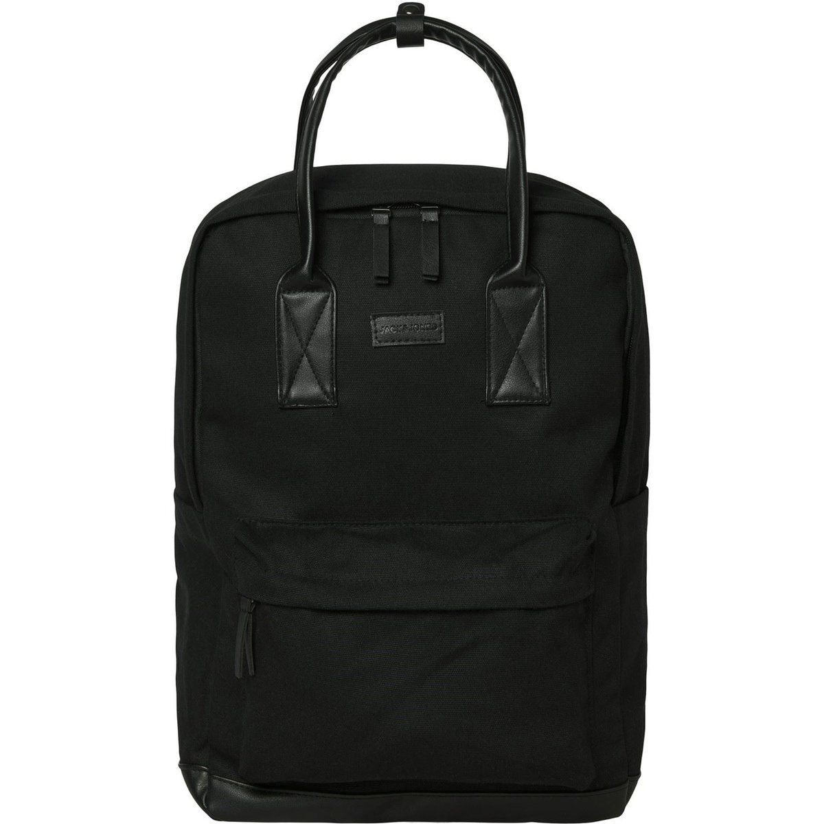 Jack & Jones Pascal Baumwoll Unisex Erwachsene Schwarz Rucksack - Einheitsgröße
