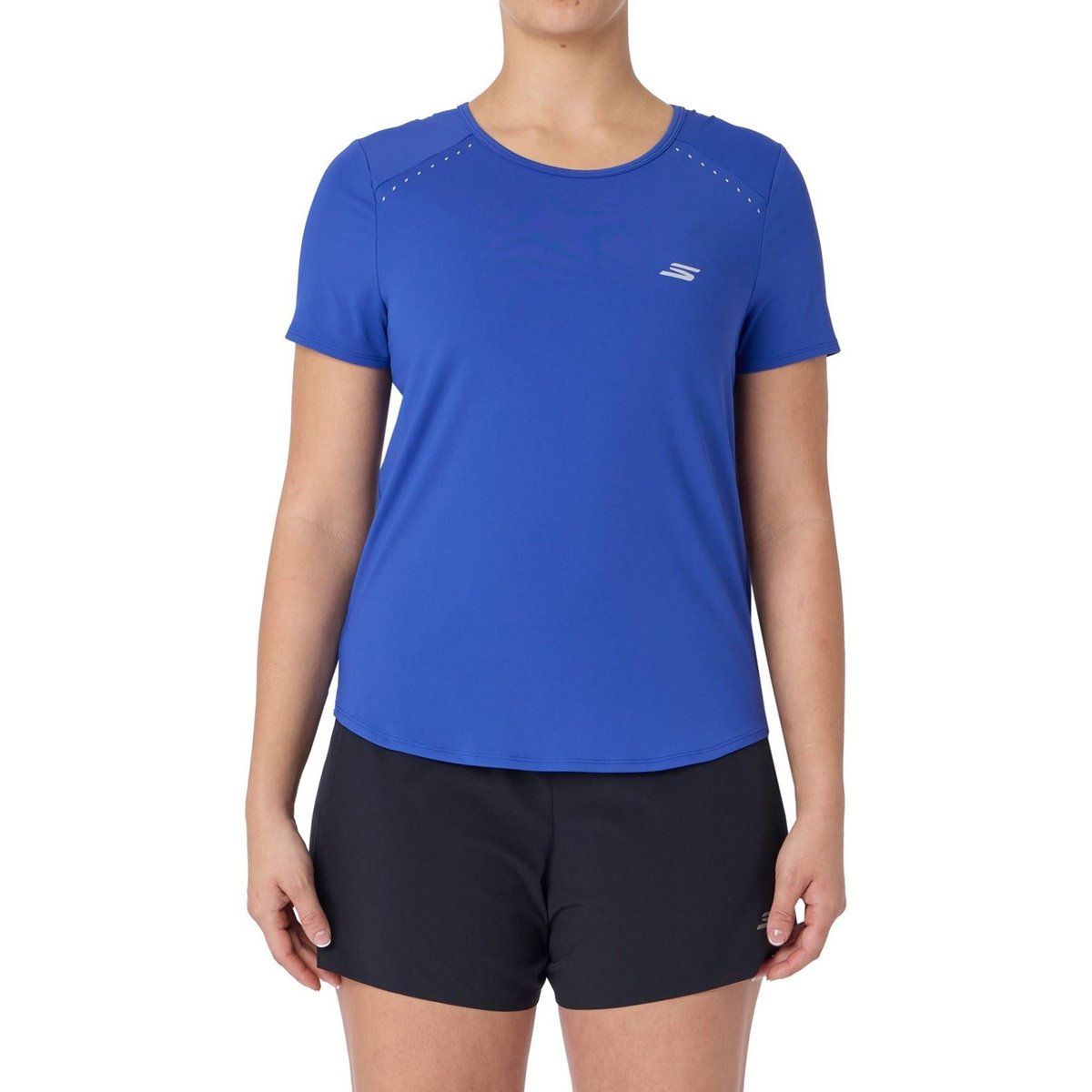 Skechers Stride Performance T-Shirt Damen Blau Activewear T-Shirts
