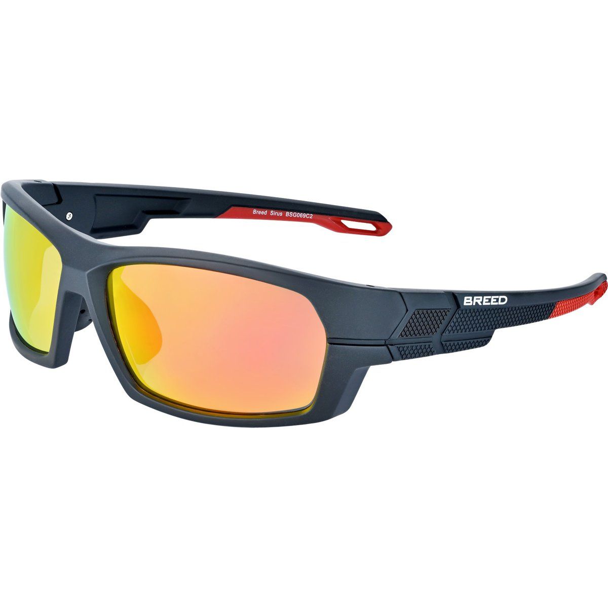 Sportliche Sonnenbrille im Wayfarer-Stil