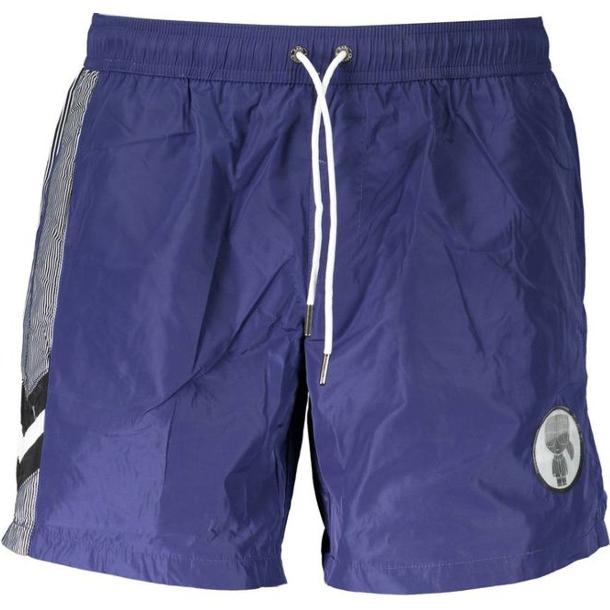 Herren Badeshorts Blau mit Logo