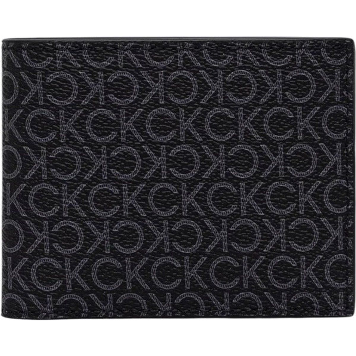 Monogramm-Muster Bifold Brieftasche