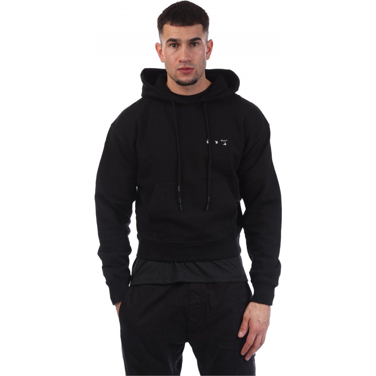 Herren Logo-Kapuzenpullover mit lässiger Passform