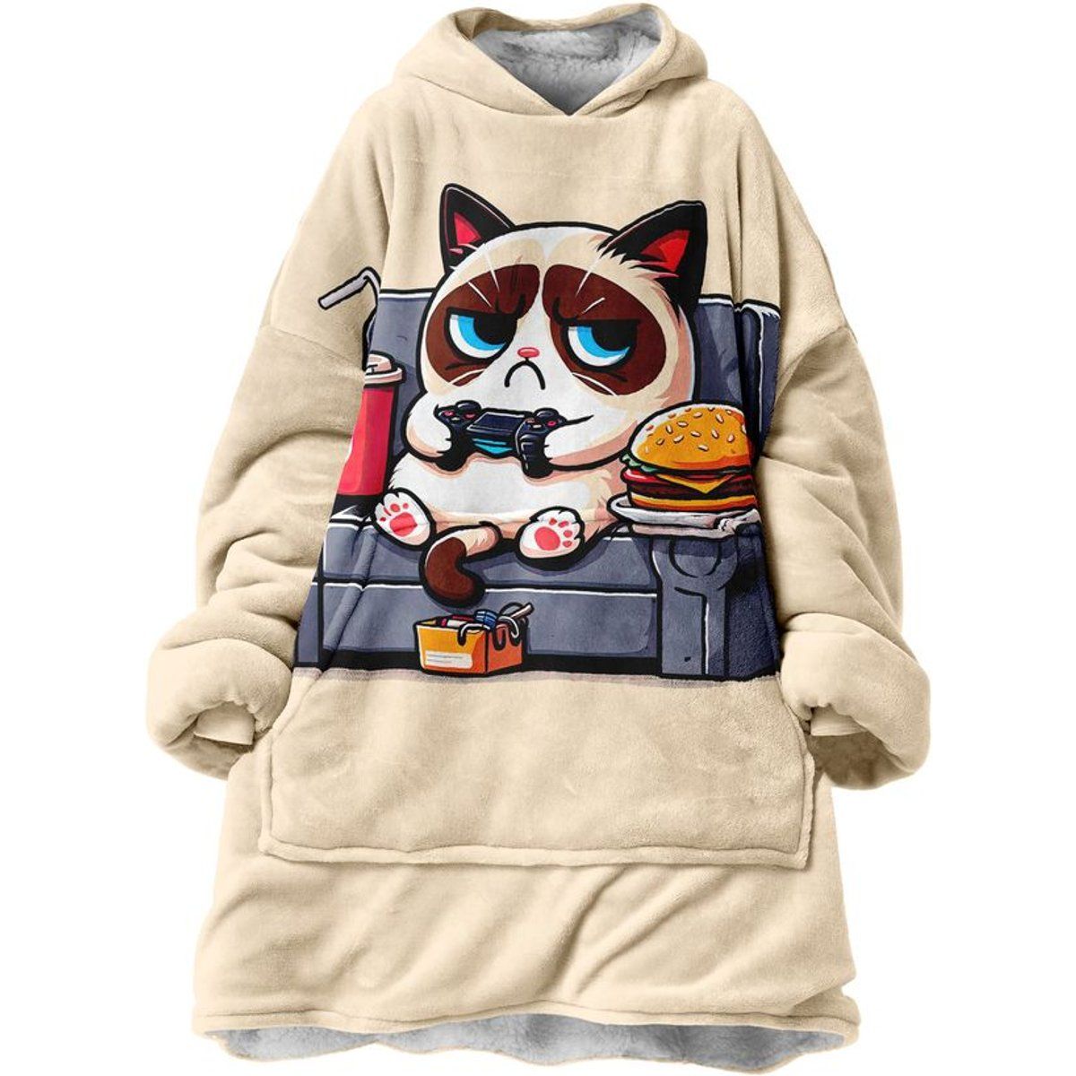 "Grumpy Player" Kuschelpullover Huggie