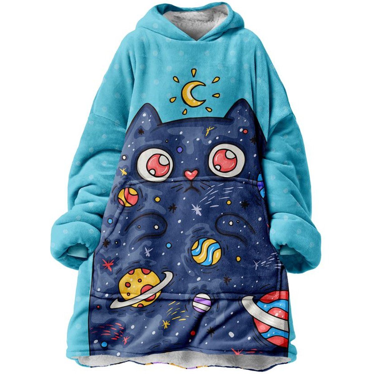 "Space Cat fm" Kuschelpullover Huggie