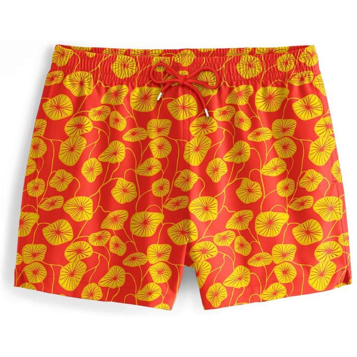 "Flora Red" Badeshorts