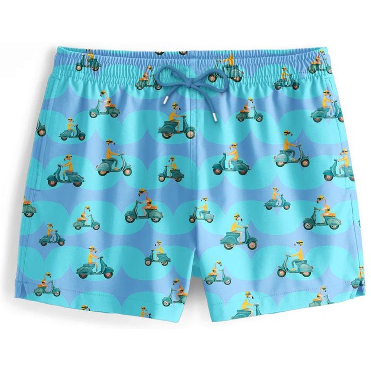 "Vespa Flamingo" Badeshorts