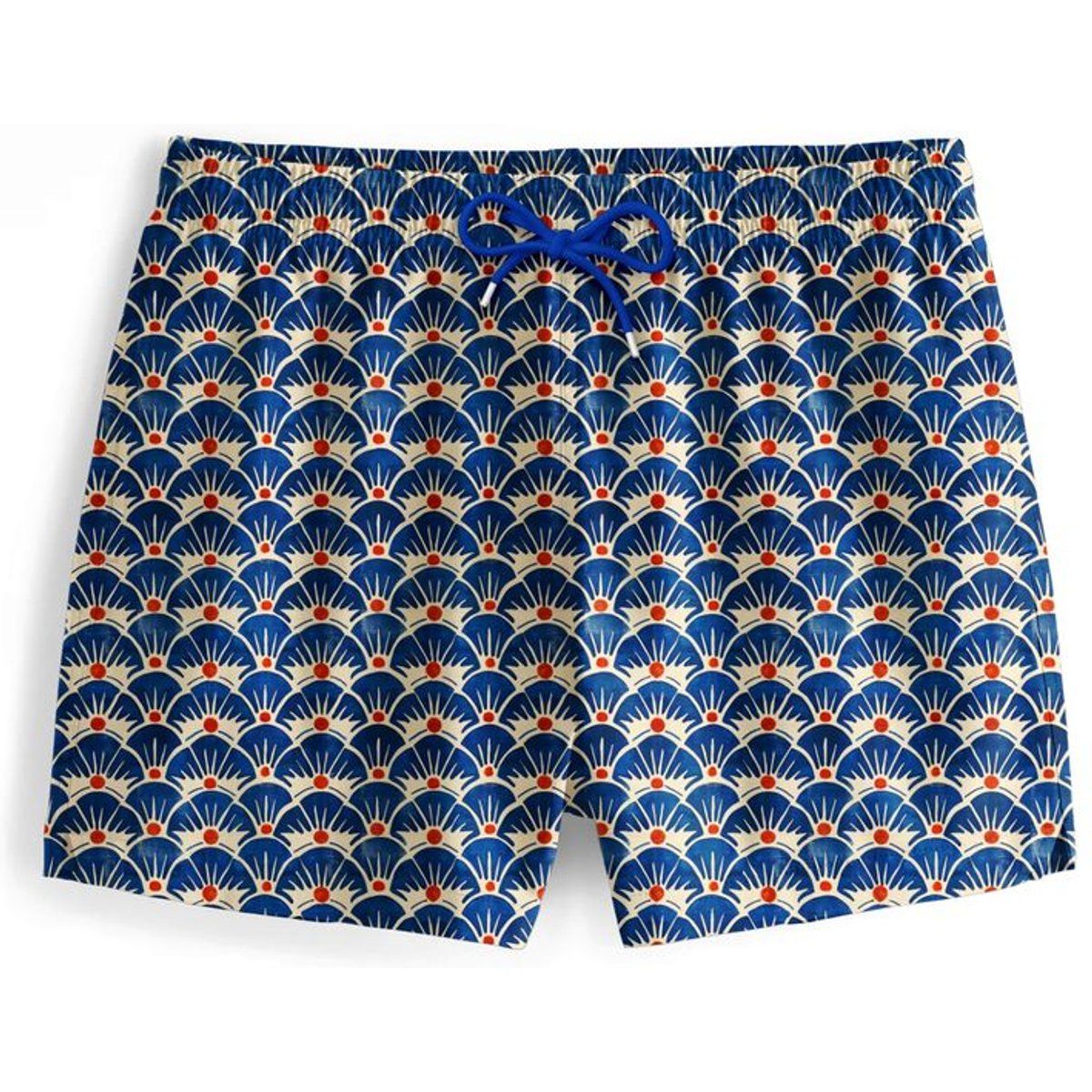 "Geometric Sunset" Badeshorts