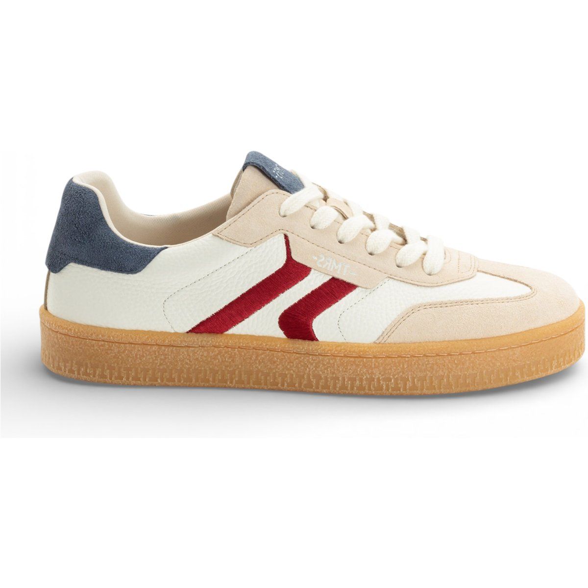 Leder-Retro-inspirierter Freizeit-Sneaker