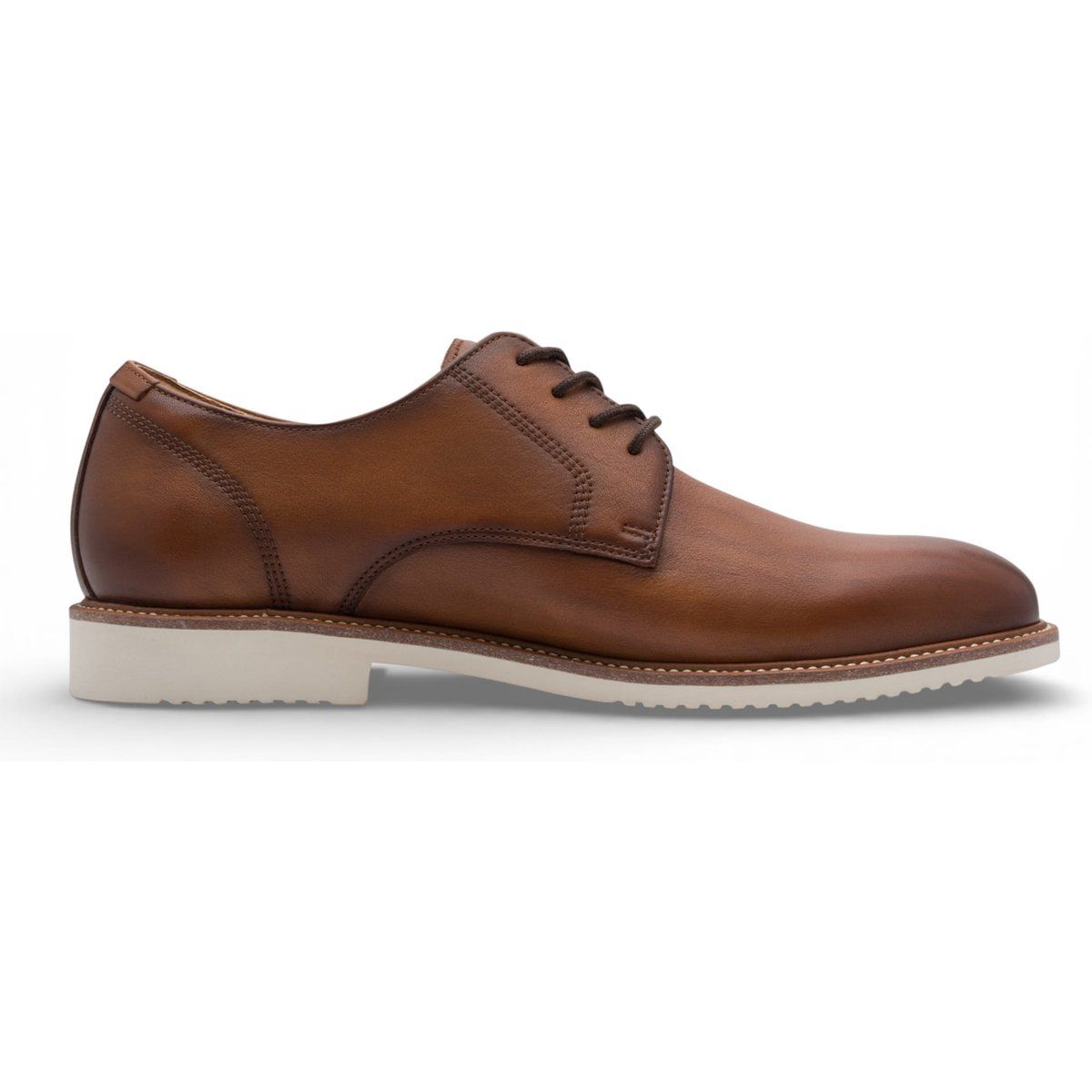 Klassische braune Derby Schuhe aus Leder