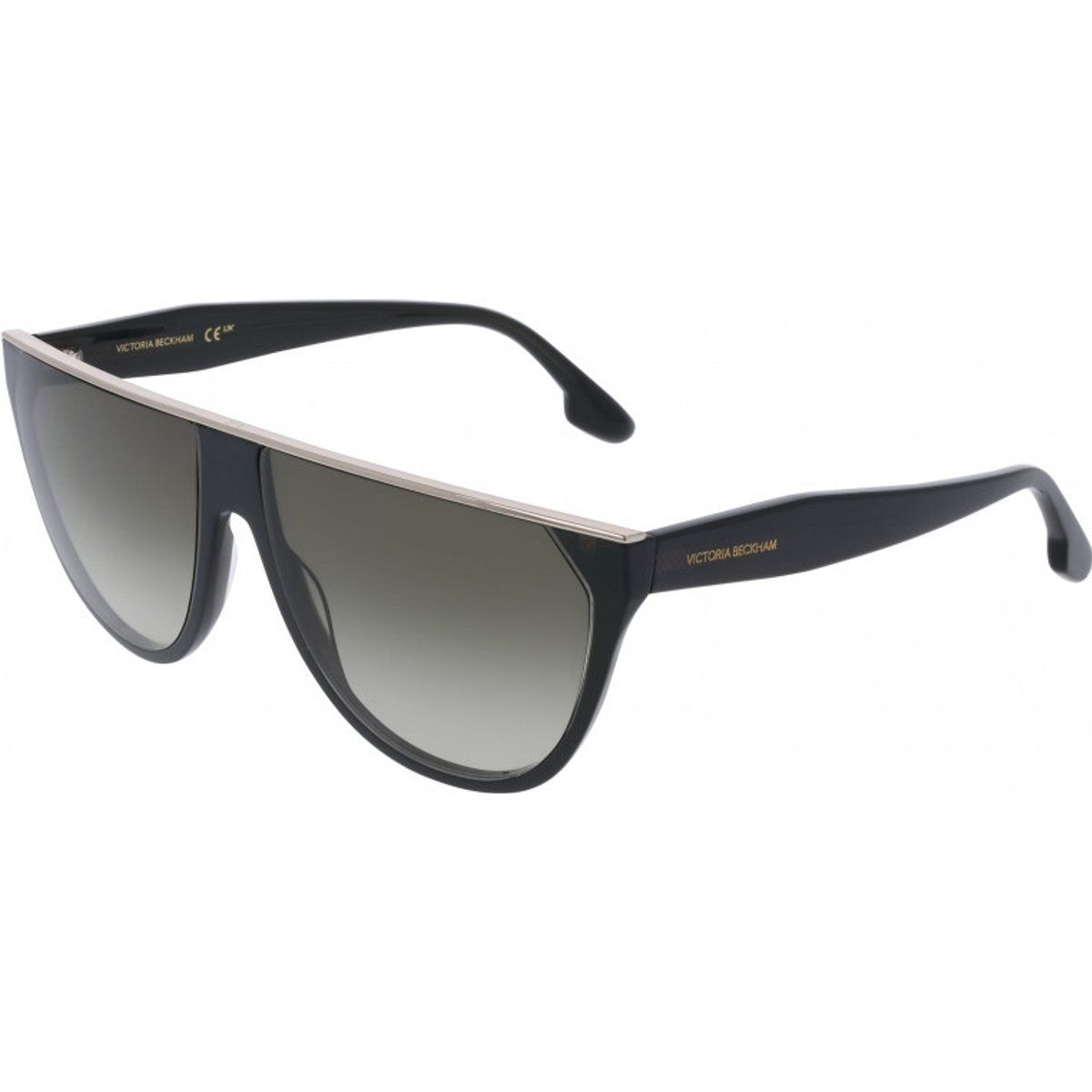 Elegante geometrische Schild Sonnenbrille