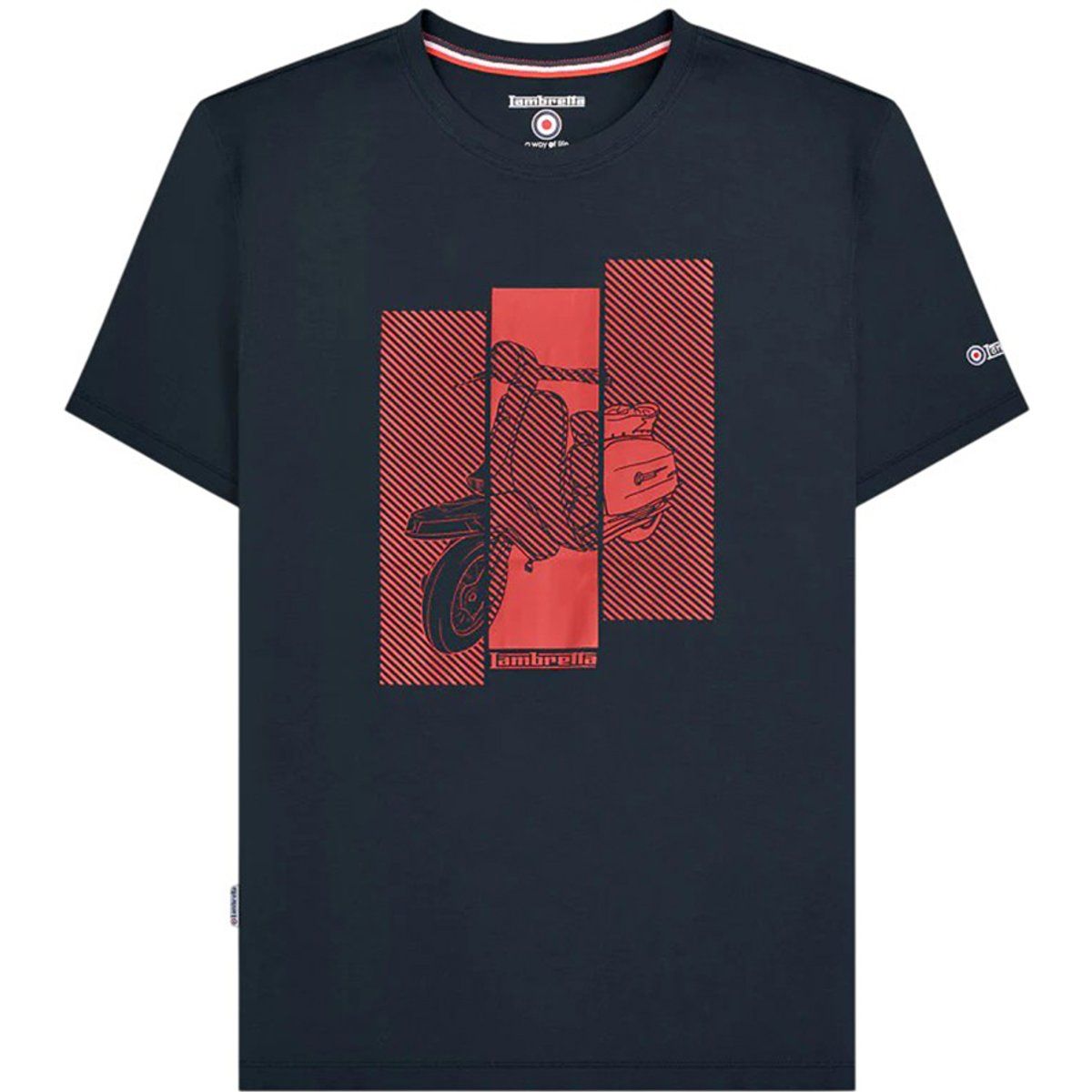 Lambretta - T-Shirt für Herren/Damen Unisex (Marine)