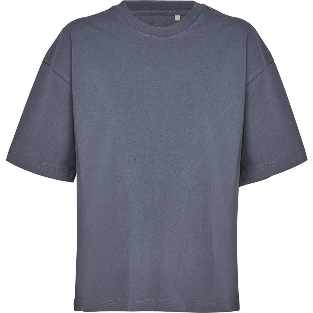 SOLS - T-Shirt für Damen, Baumwolle aus biologischem Anbau, Boxy Übergröße (Maus Grau)