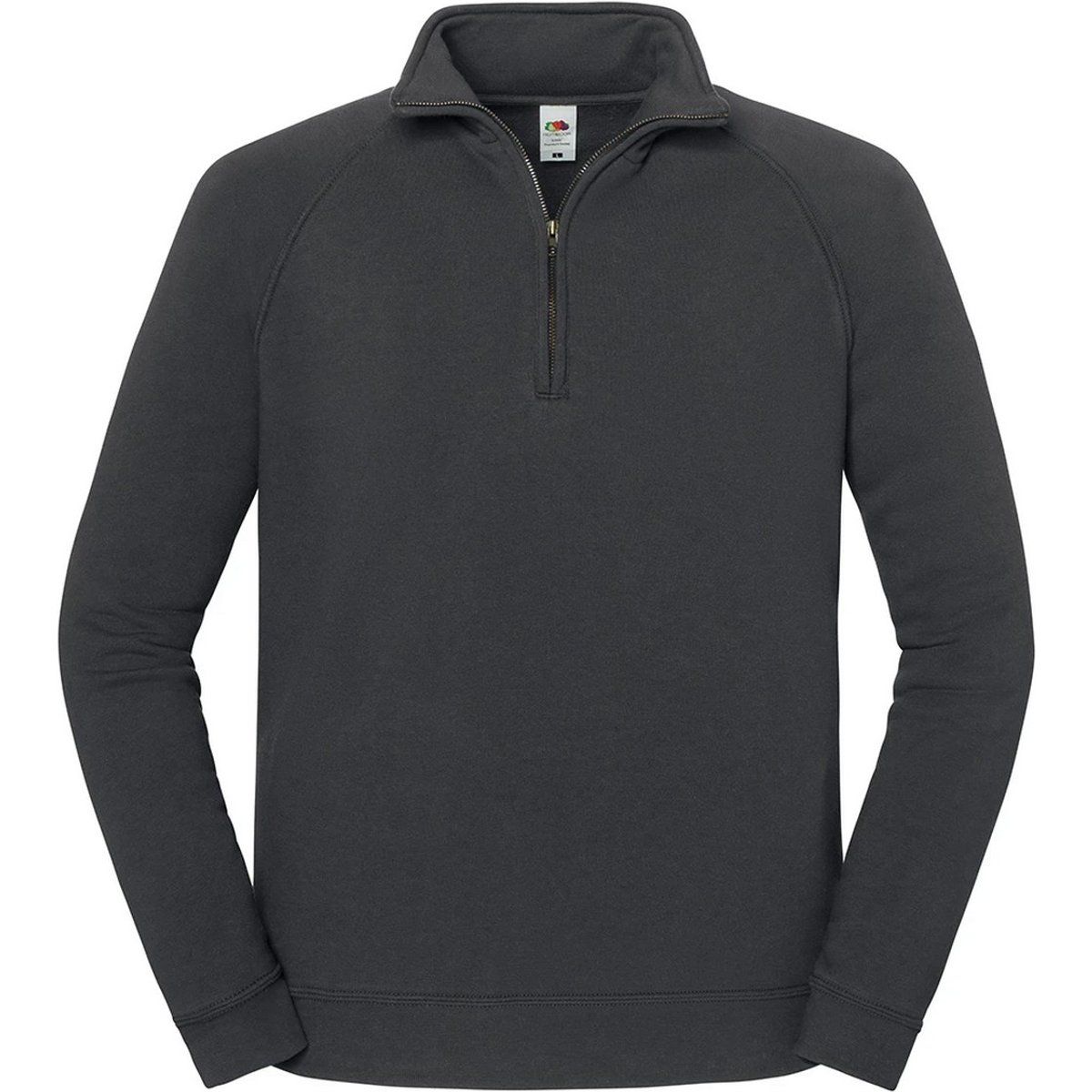 Premium Sweatshirt mit Viertel-Reißverschluss