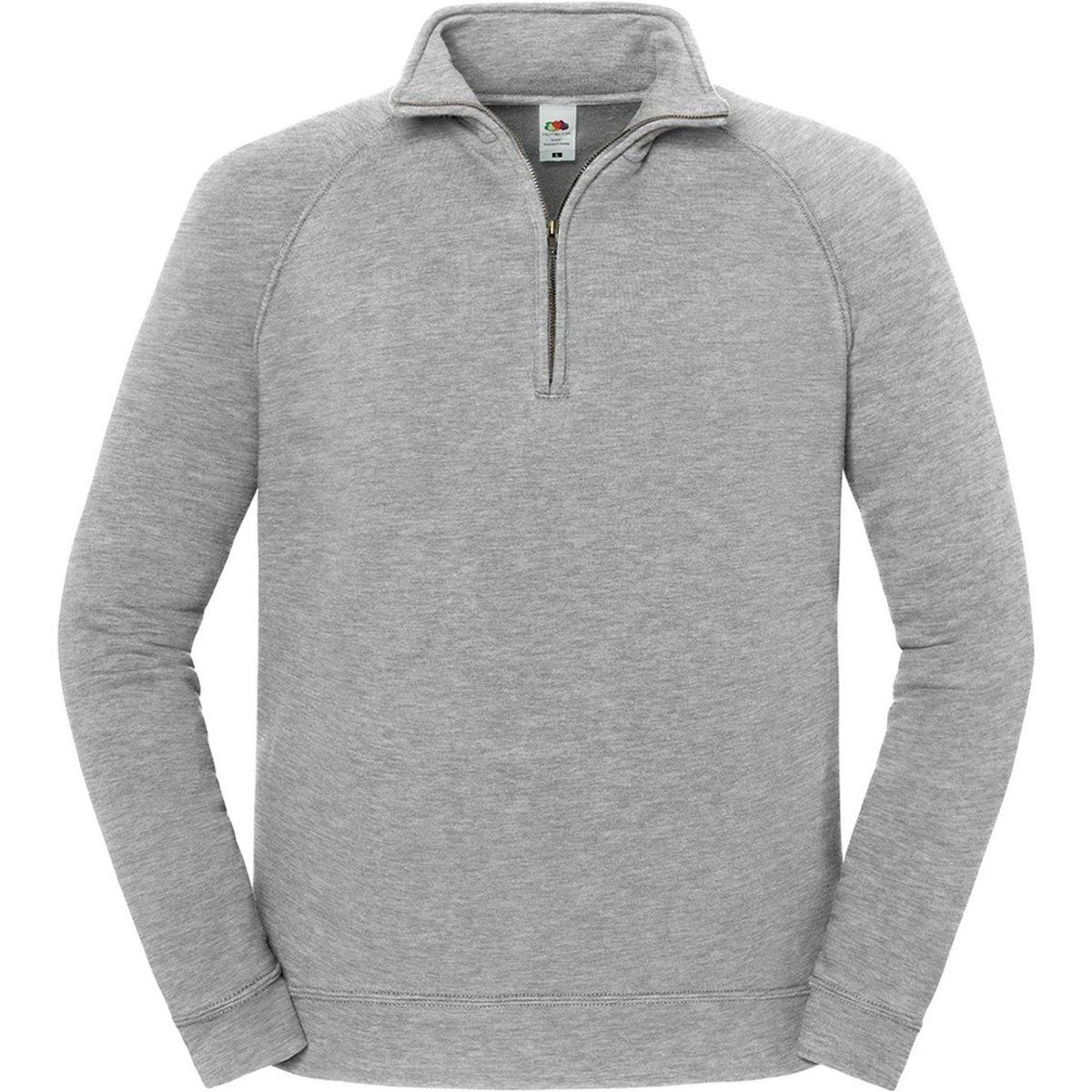 Unisex Premium Sweatshirt mit Viertelreißverschluss