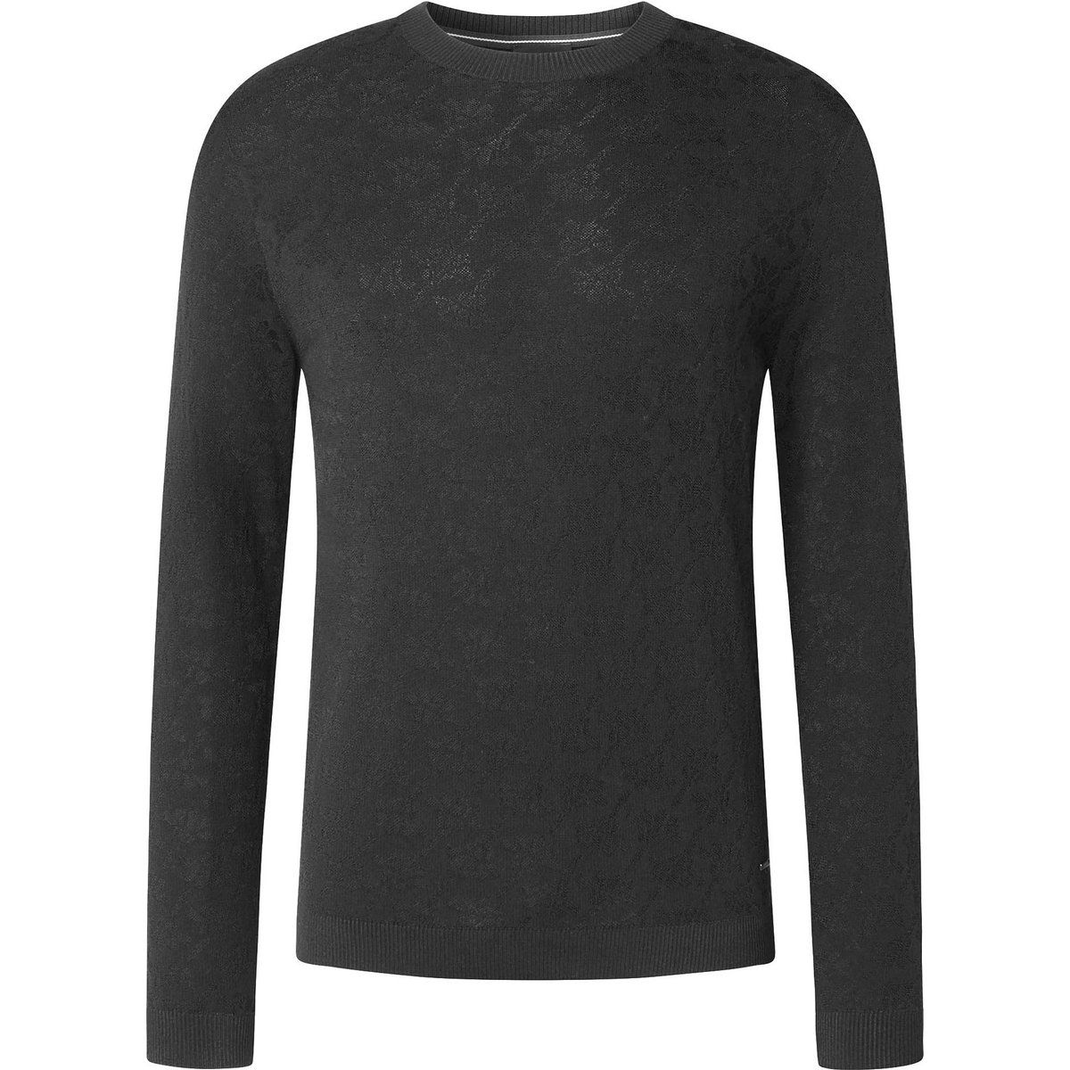 Herren Langarm Rundhals Pullover