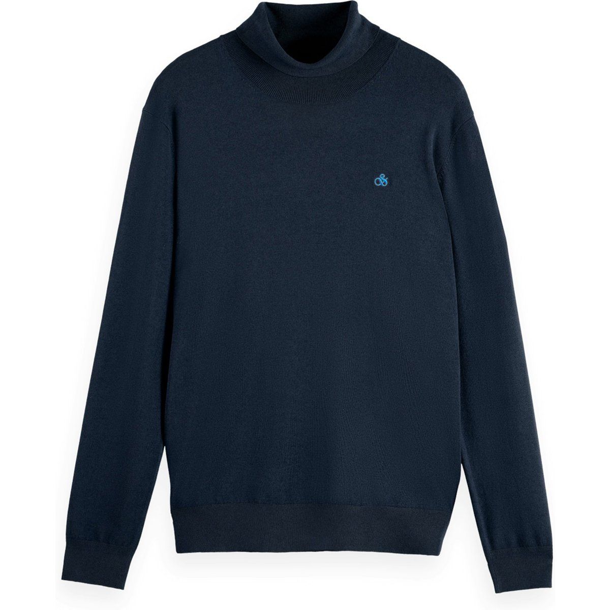 Herren Rollkragen Strickpullover Einfarbig