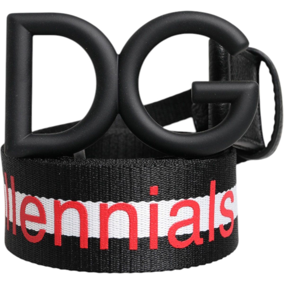 Millennials Logo Gürtel mit schwarzer Schnalle
