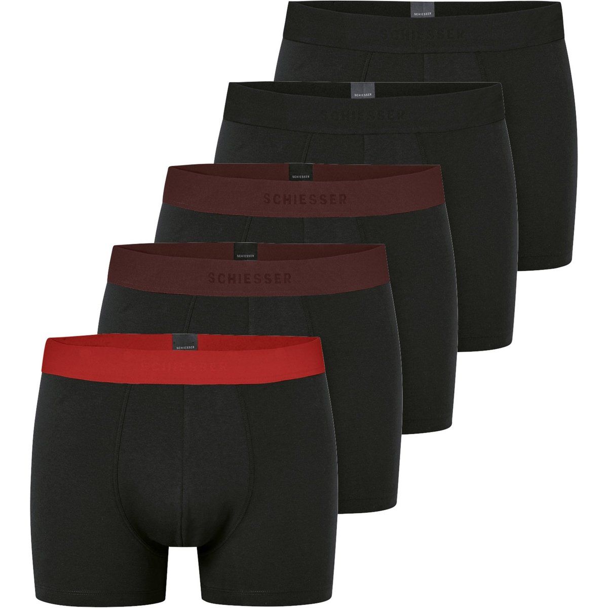 Herren Schwarze Boxershorts Multipack