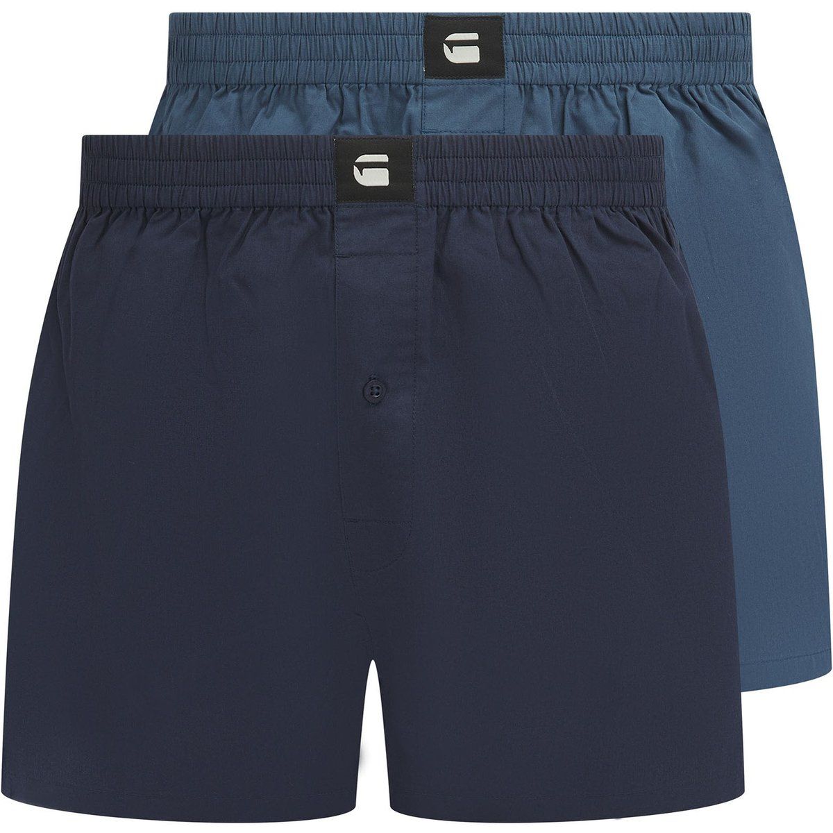 Klassische Web-Boxershorts Doppelpack