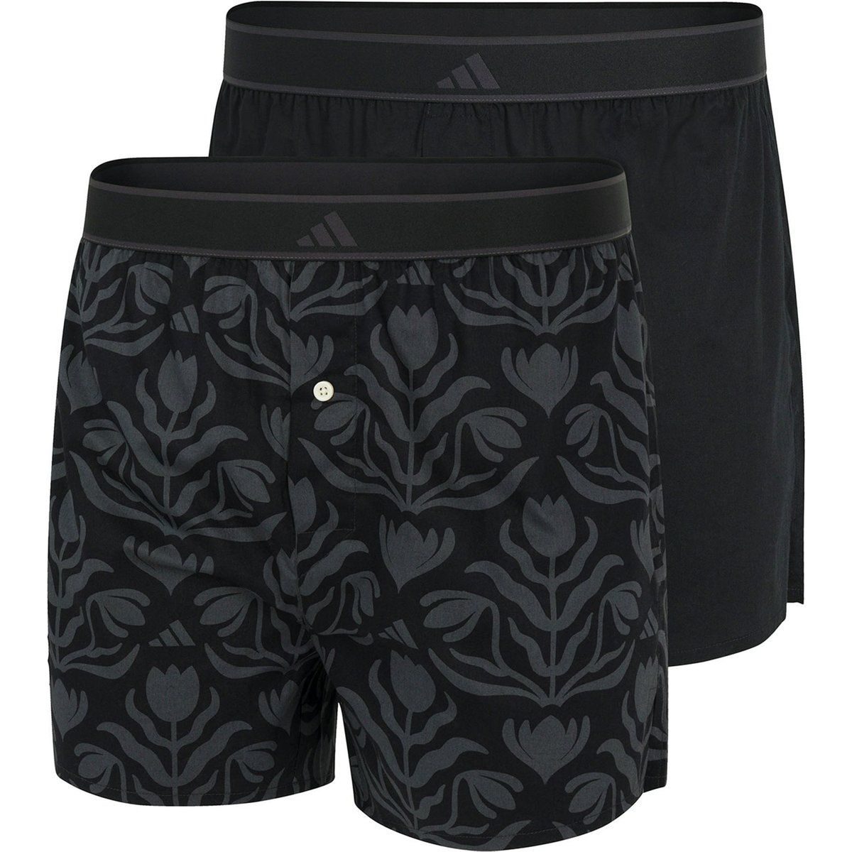 Herren Web-Boxershorts aus Baumwolle im Doppelpack