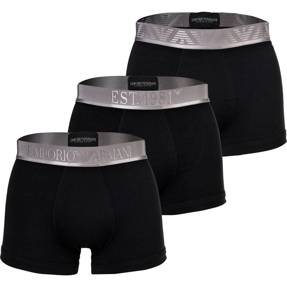 Klassische Boxershorts mit Logo-Bund