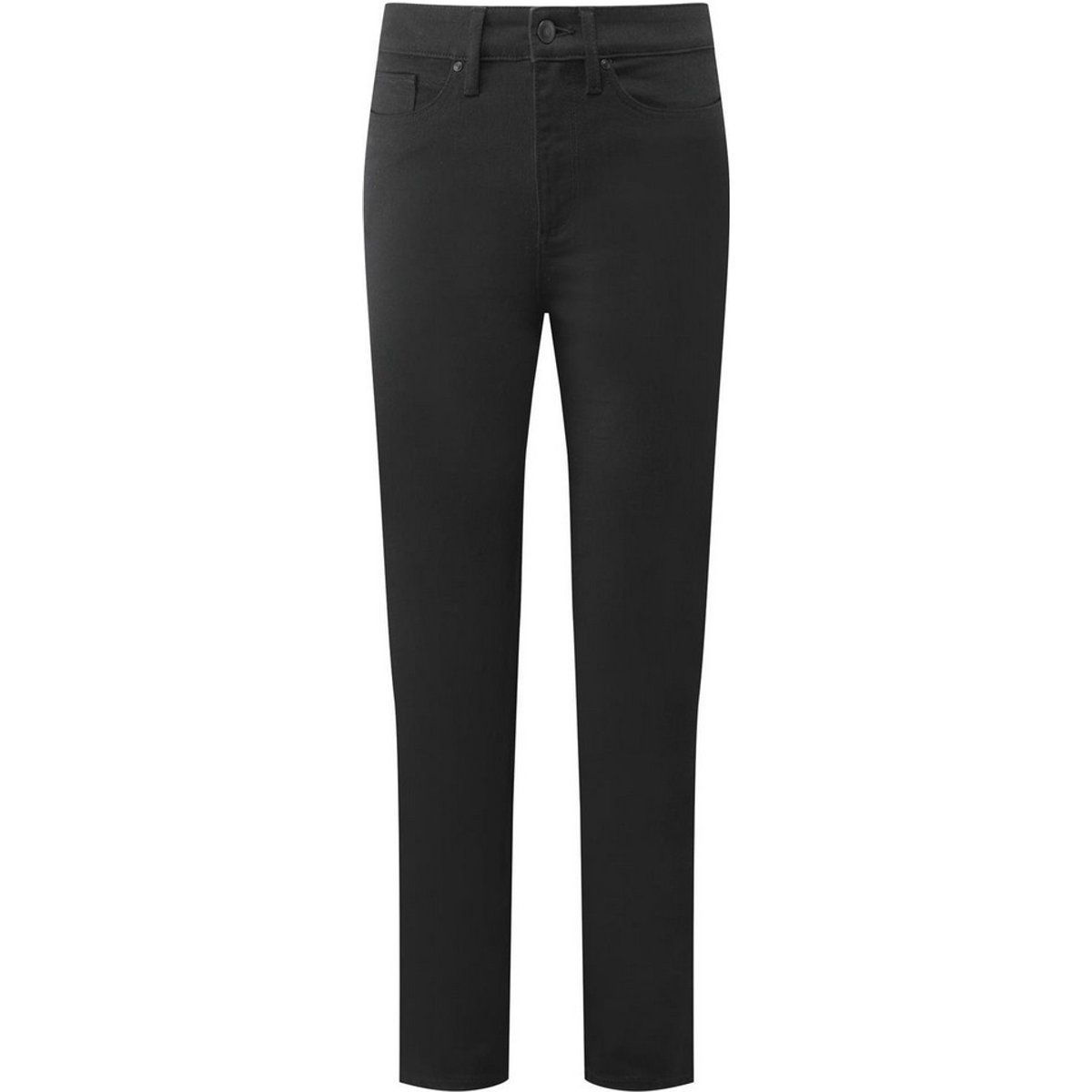 Klassische schwarze Stretch-Denim-Jeans