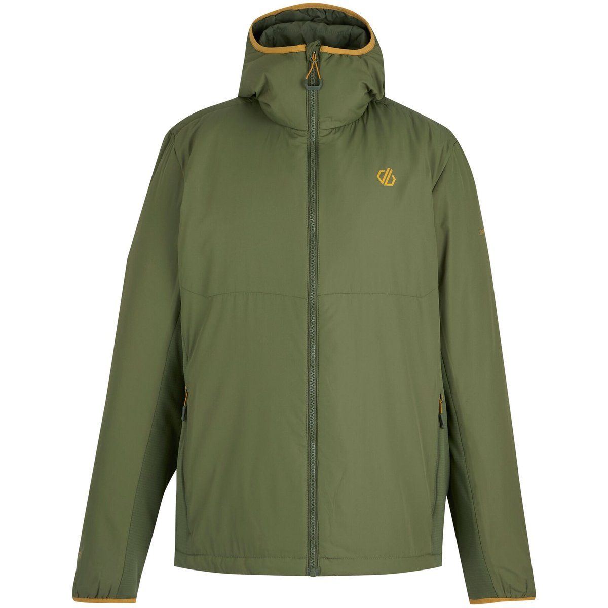 Leichte isolierte Herrenjacke mit Kapuze