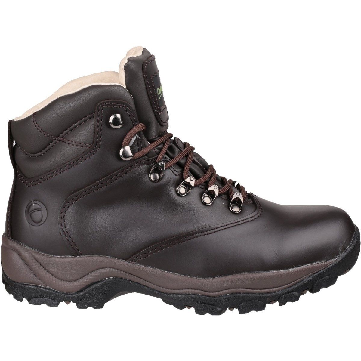 Wanderstiefel aus Leder mit wasserdichter Membran