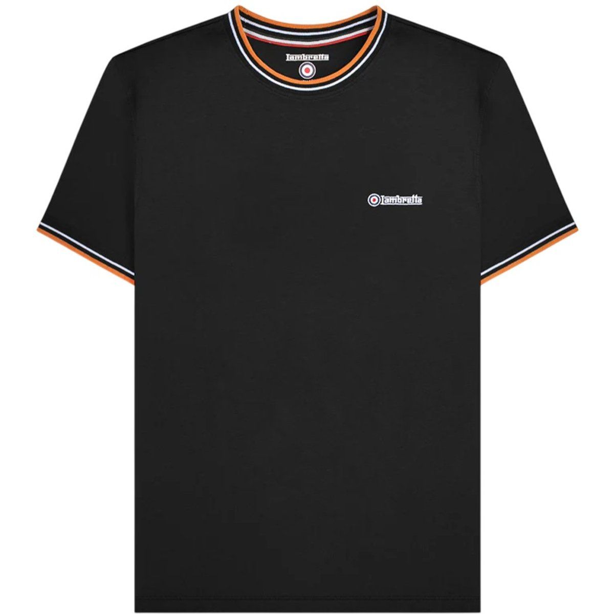 Retro T-Shirt mit Rundhalsausschnitt