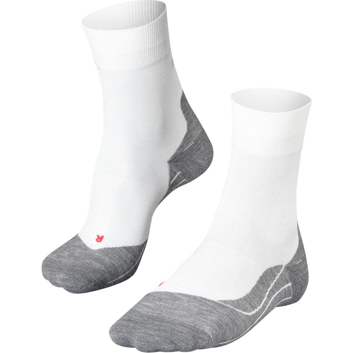 Unisex Weiße Laufsocken Knöchellang