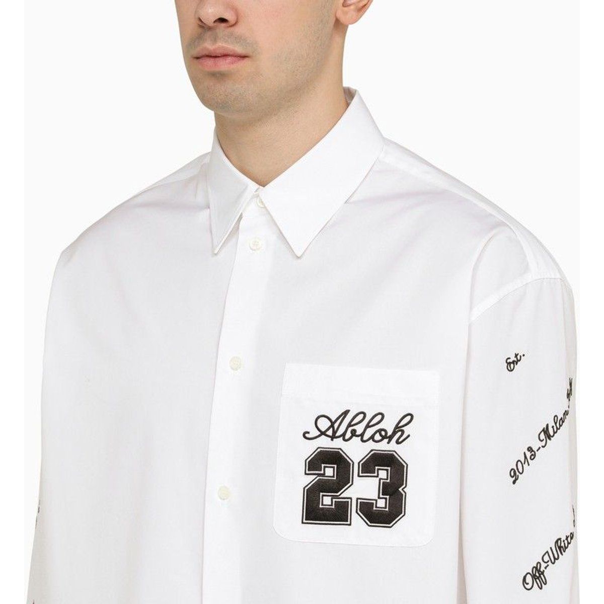 Baumwoll-Overshirt mit Grafikprint