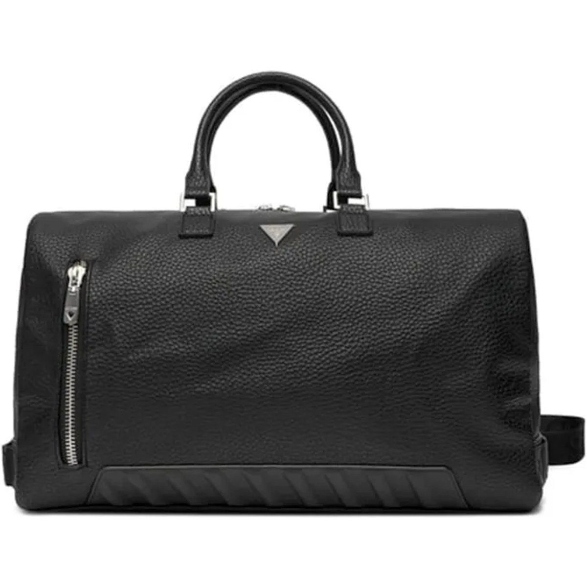 Klassische schwarze Weekender Reisetasche