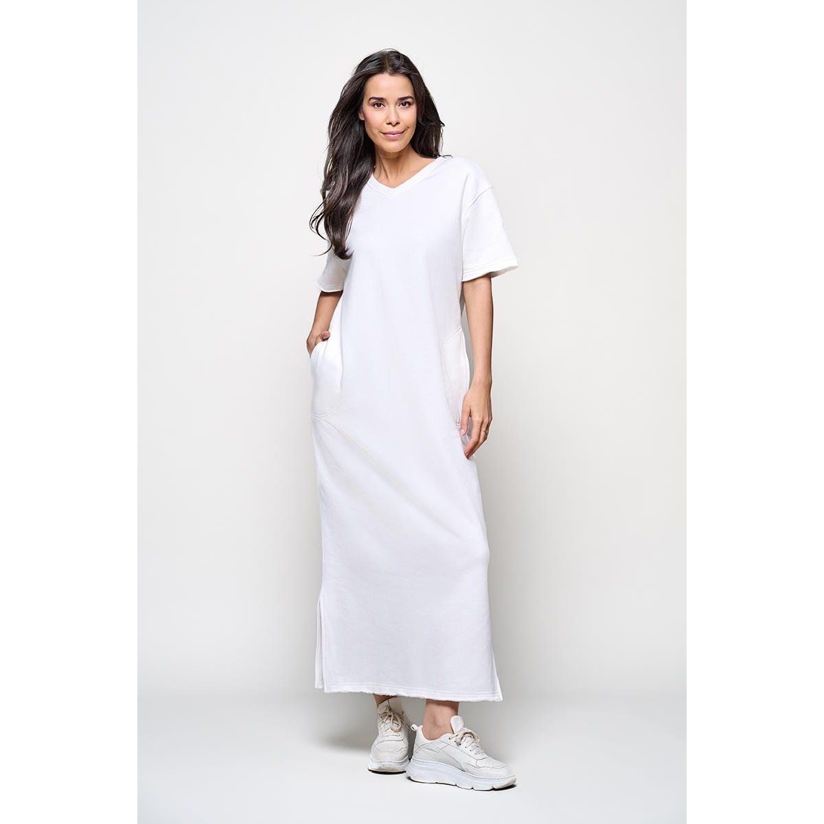 Off-White lässiges Baumwoll-Sweatshirtkleid