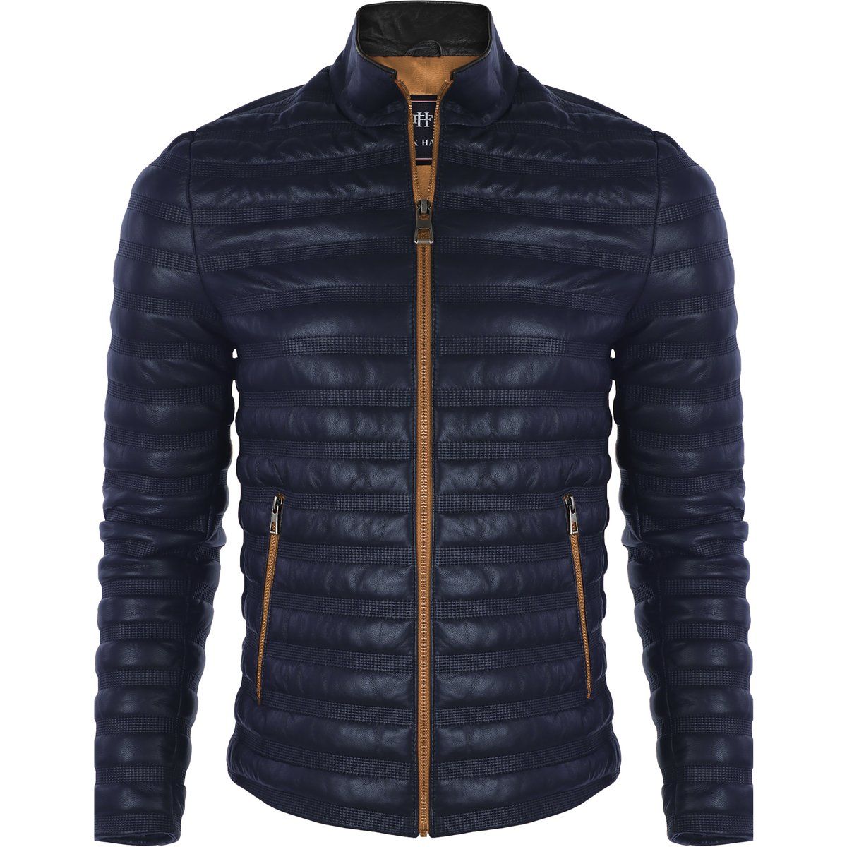 Herren Steppjacke aus Kunstleder