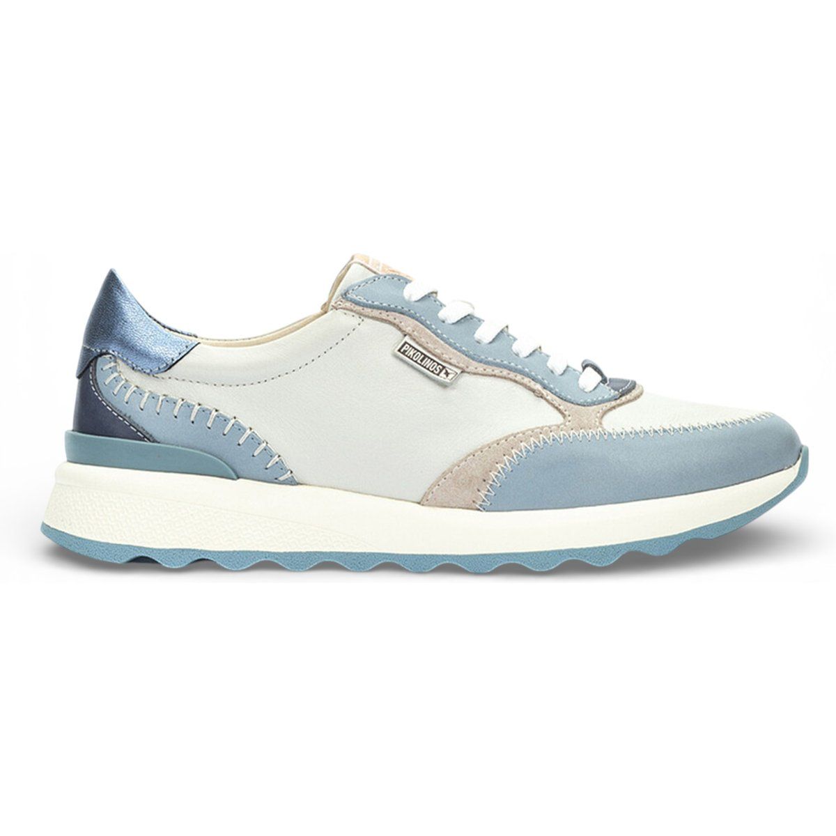 Bequeme Leder-Schnür-Sneakers