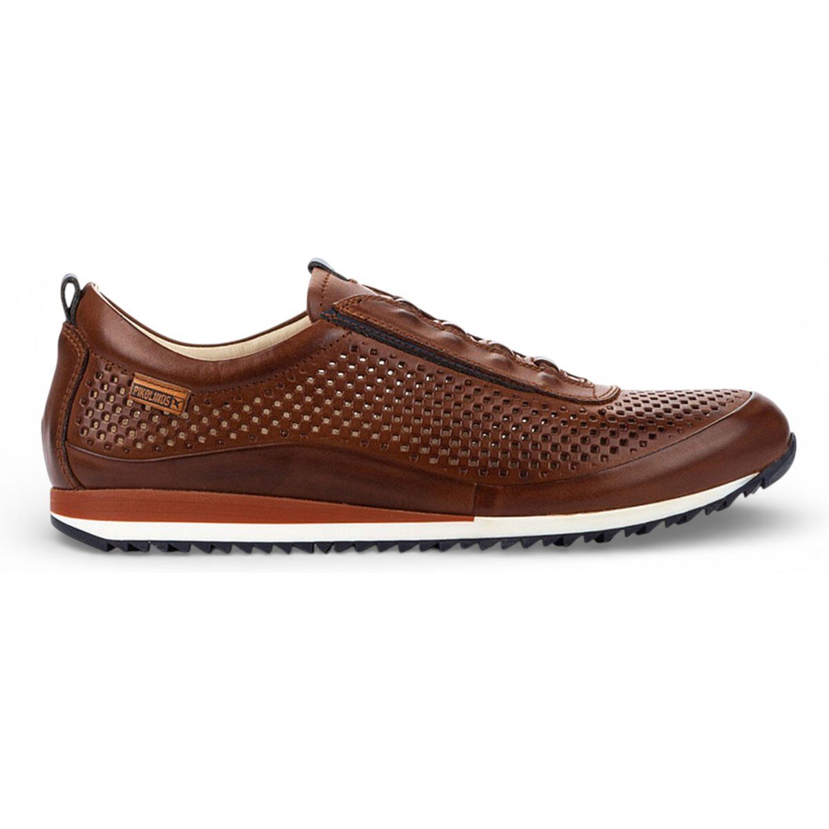 Brauner Leder Slip-On Sneaker