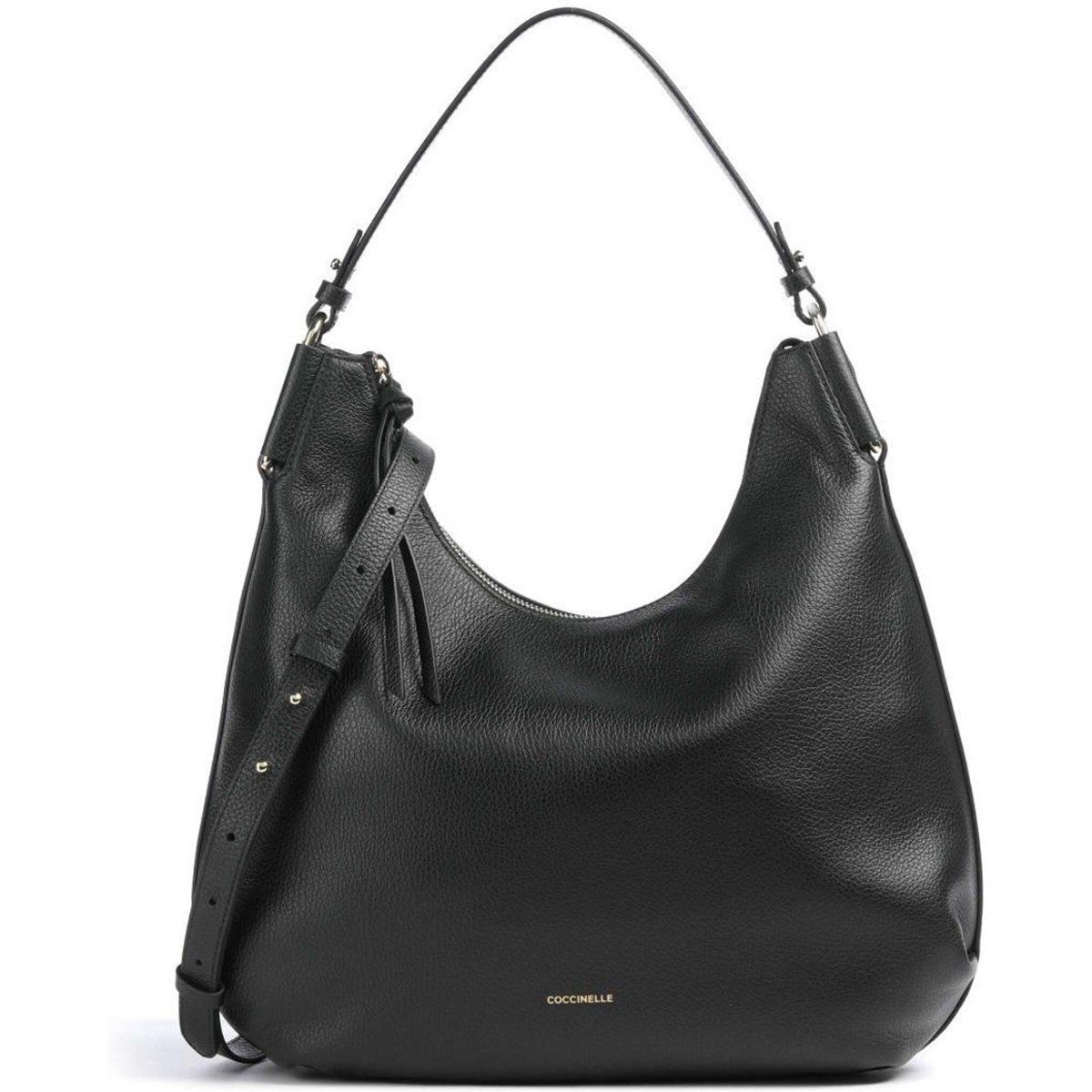 Klassische Hobo-Schultertasche aus Leder