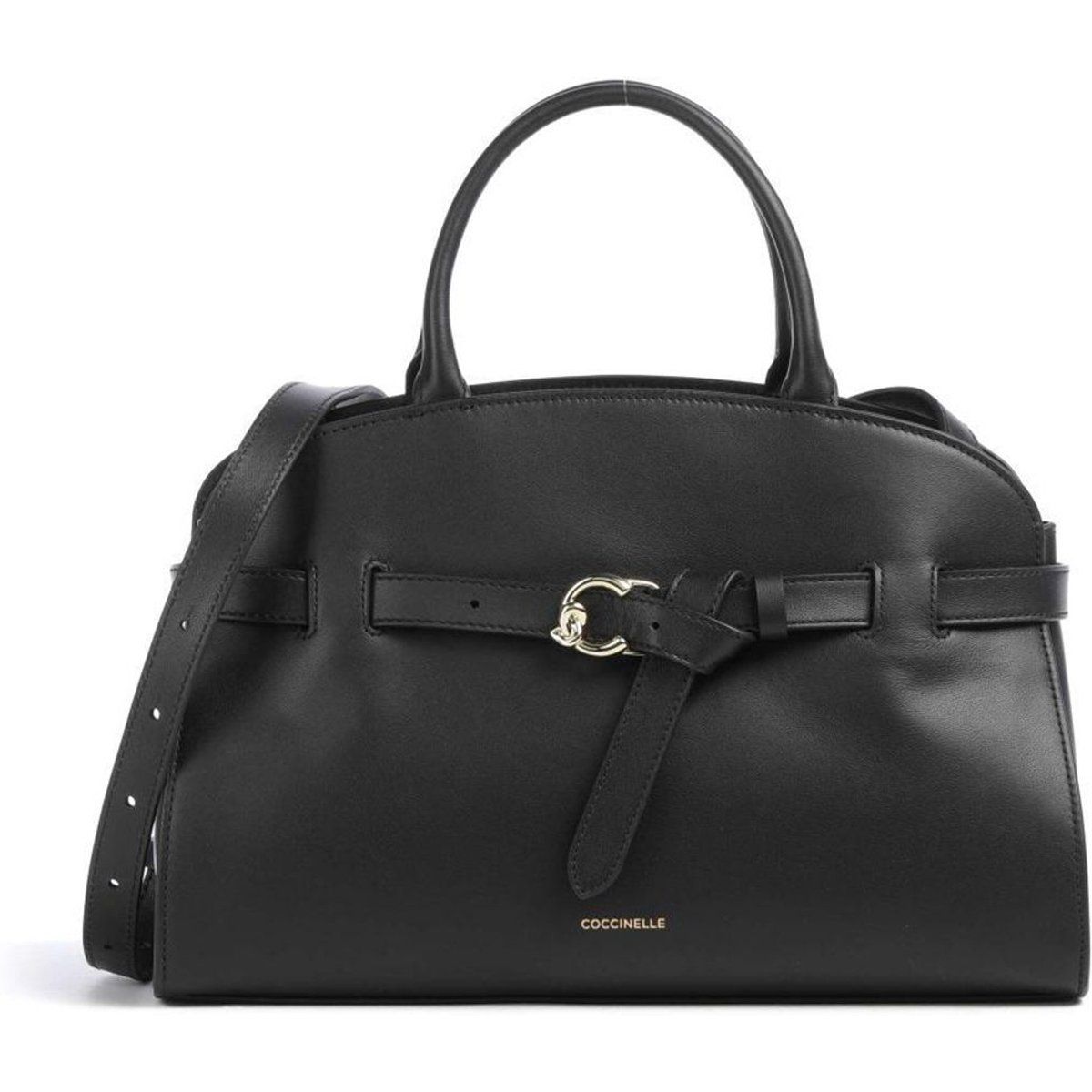 Elegante Leder Handtasche mit Henkel
