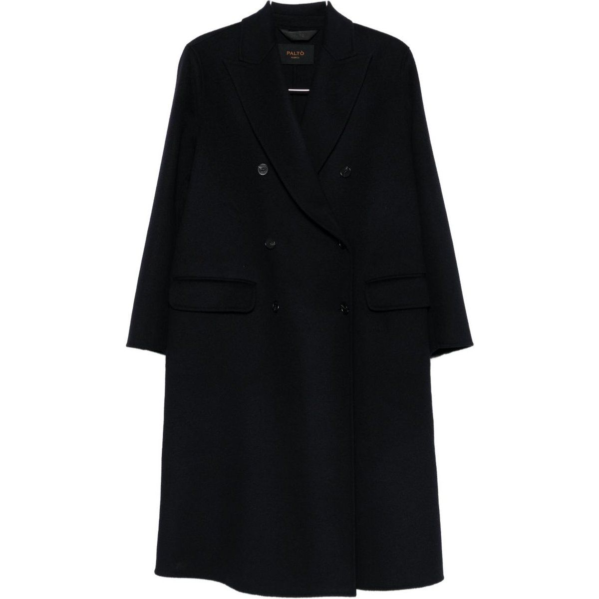 Eleganter zweireihiger Wollmantel für Damen