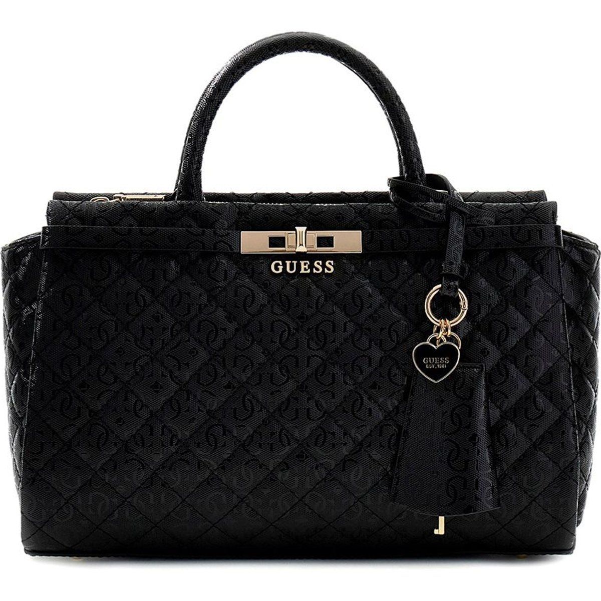 Gesteppte Handtasche aus Kunstleder