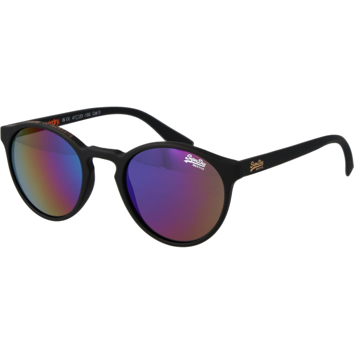 Runde Sonnenbrille mit Verspiegelten Gläsern