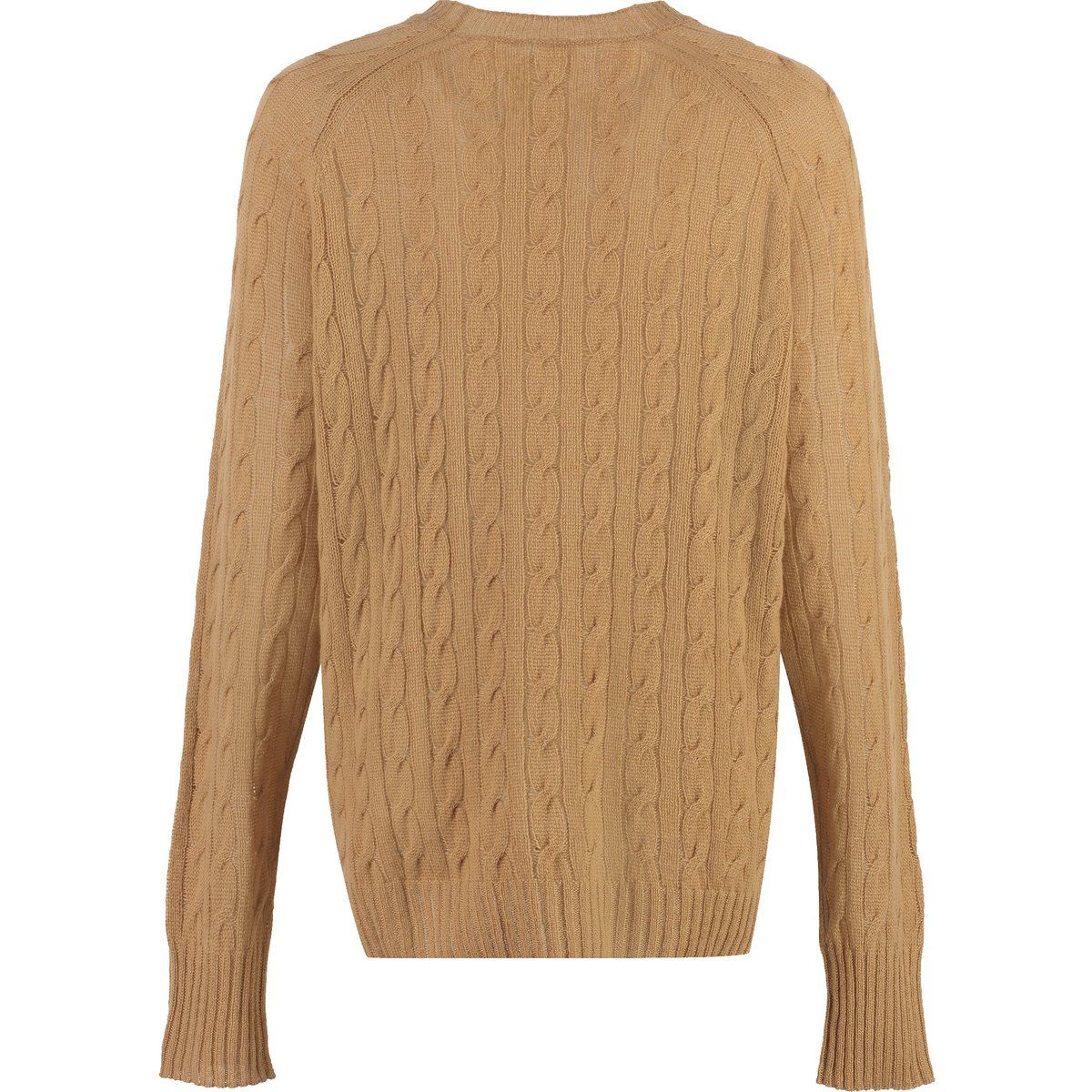 Kabelstrick Rundhals Pullover