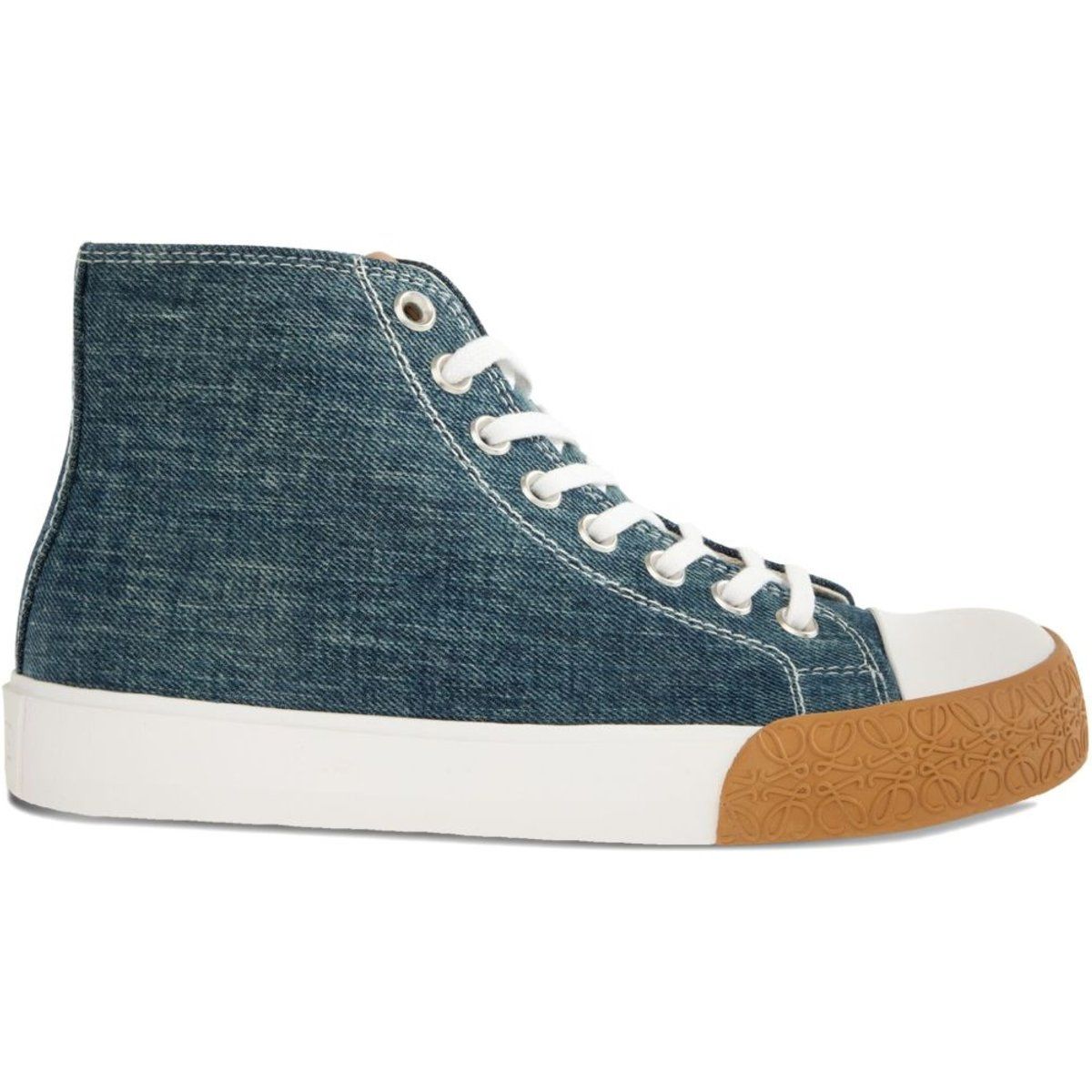Denim High-Top Mode-Sneakers