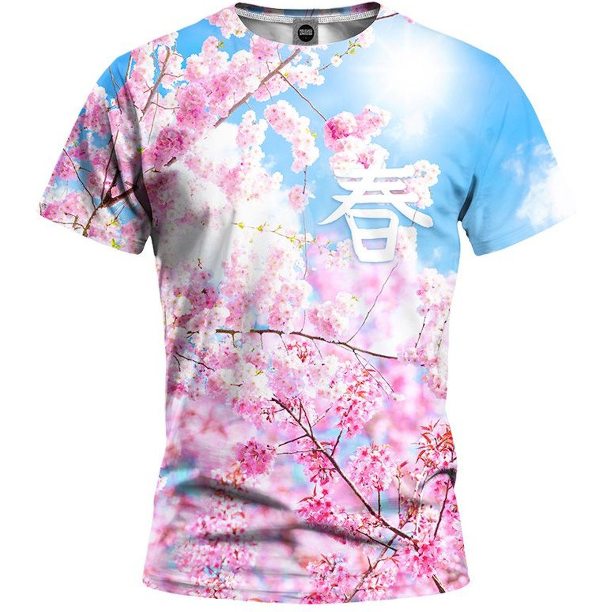T-Shirt mit Kirschblüten-Sakura-Print