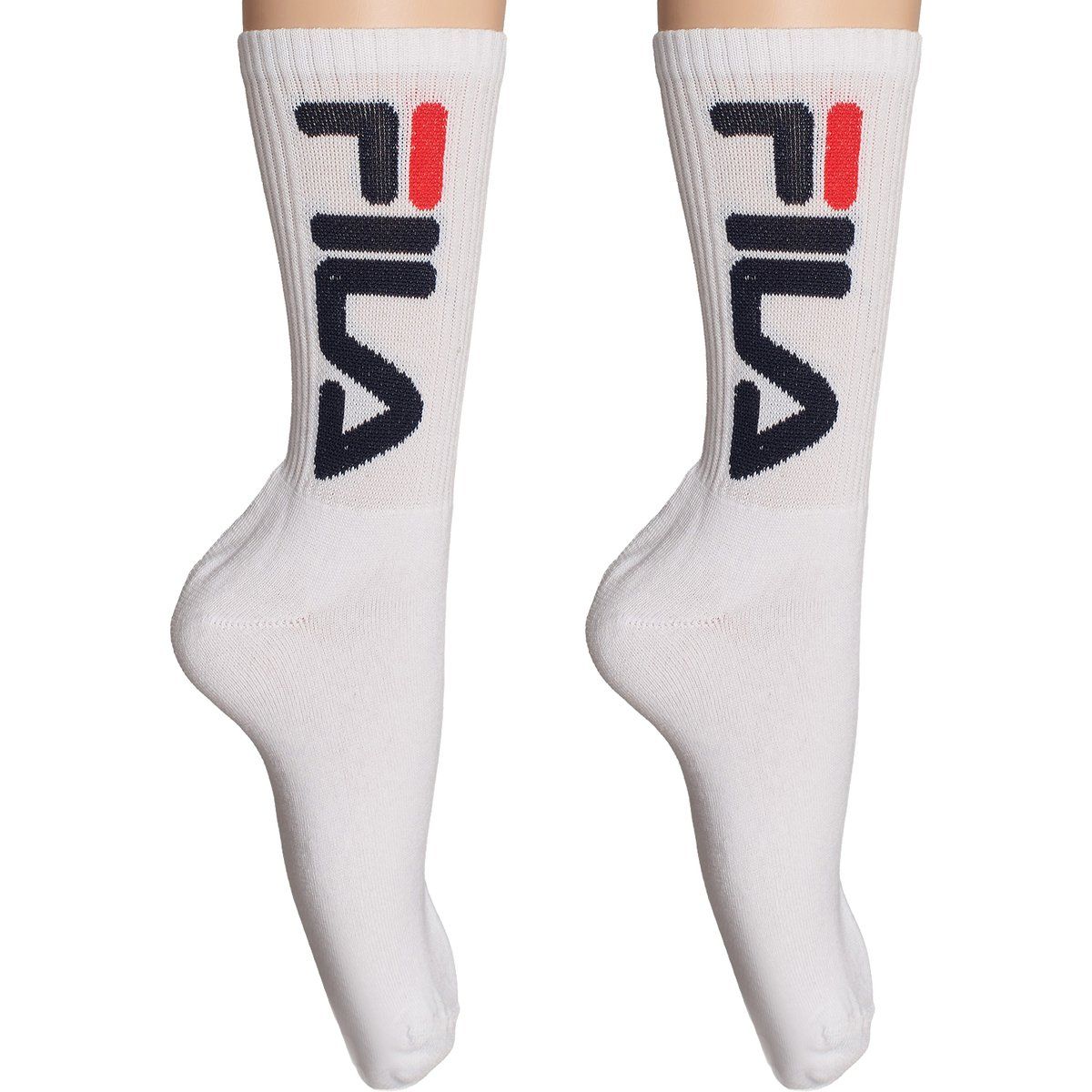 Unisex Sport Crew Socken Doppelpack