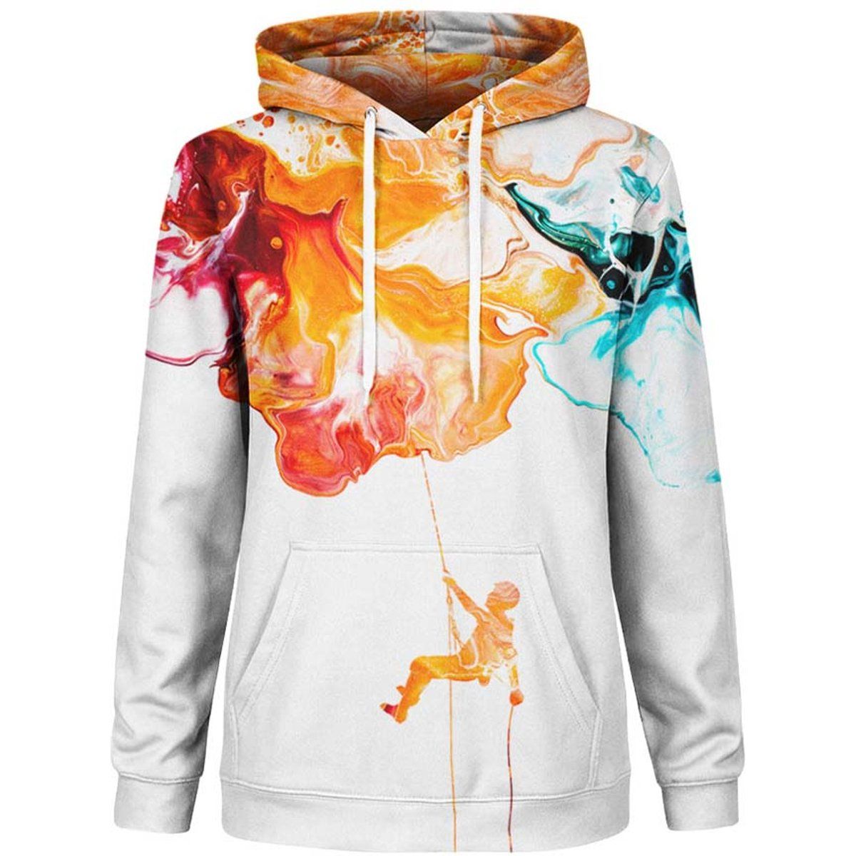 "Paint Pour Climber" Hoodie