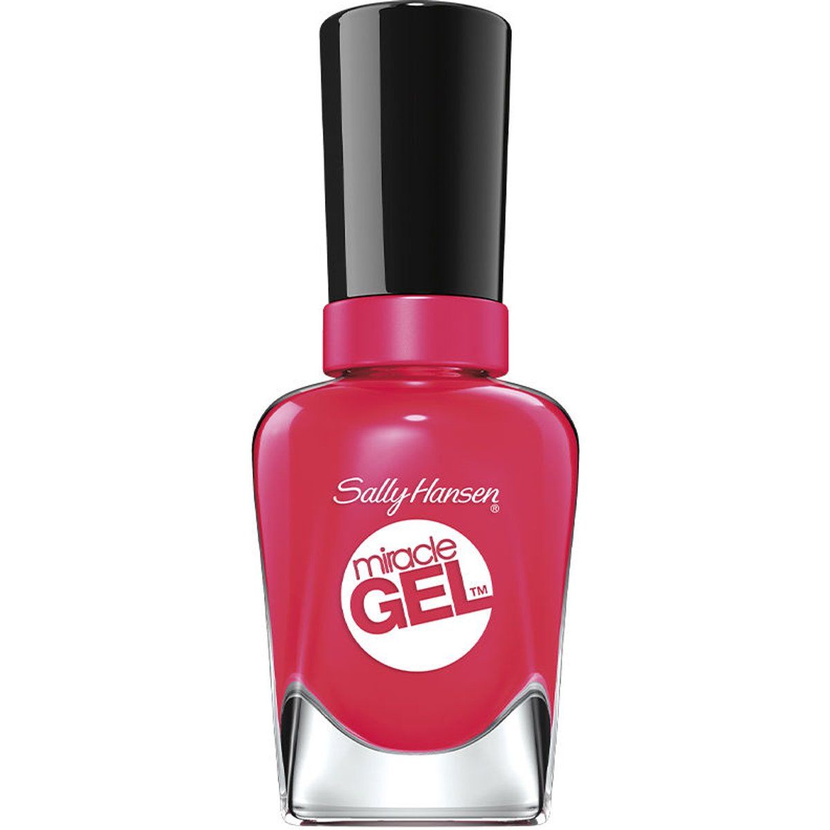 Rosa Nagellack mit Gel-Effekt